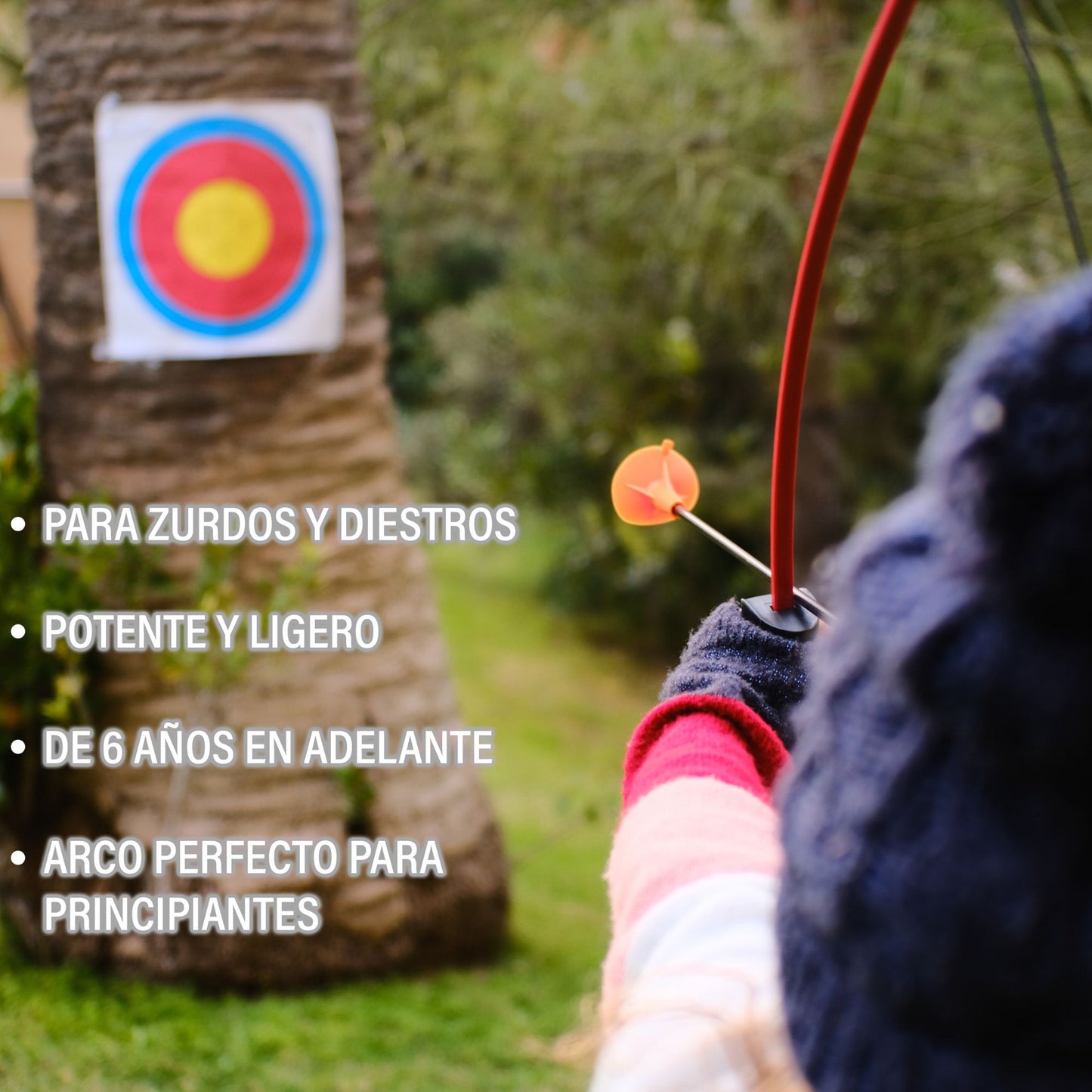 Kit de Arco y Flechas para niños de 10 LBS para Niños 6 años o más