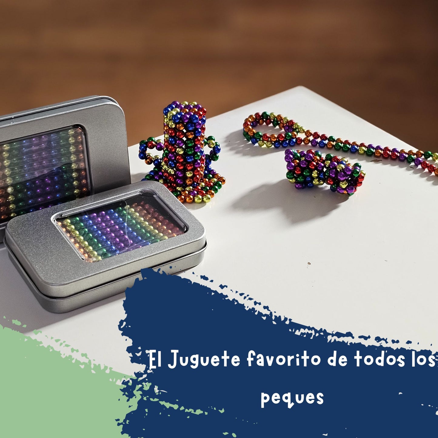 Bolas Magnéticas de Colores de 5mm - 108 piezas de bolitas magneticas de neodimio