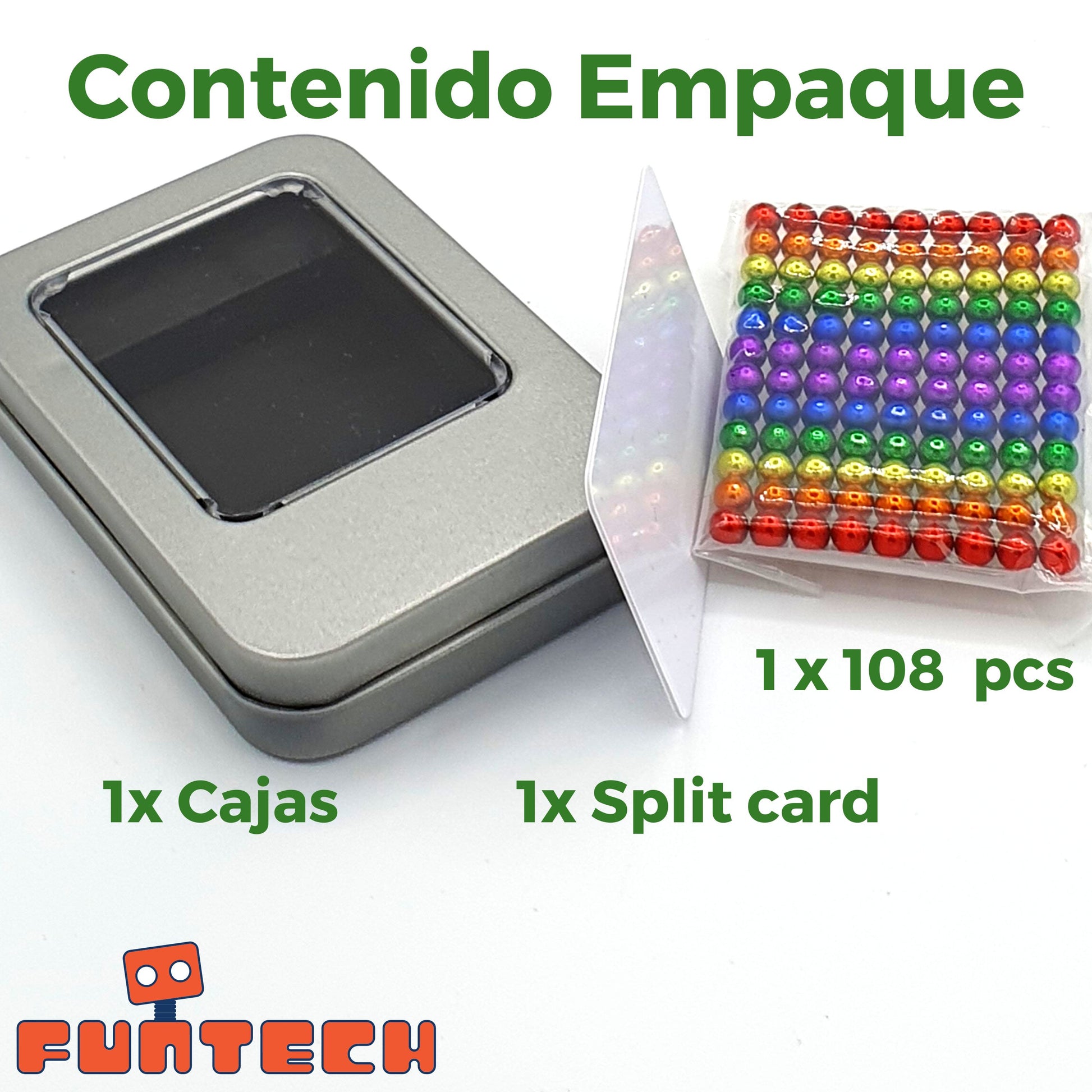 Bolas Magnéticas de Colores de 5mm para construcciones de Figuras