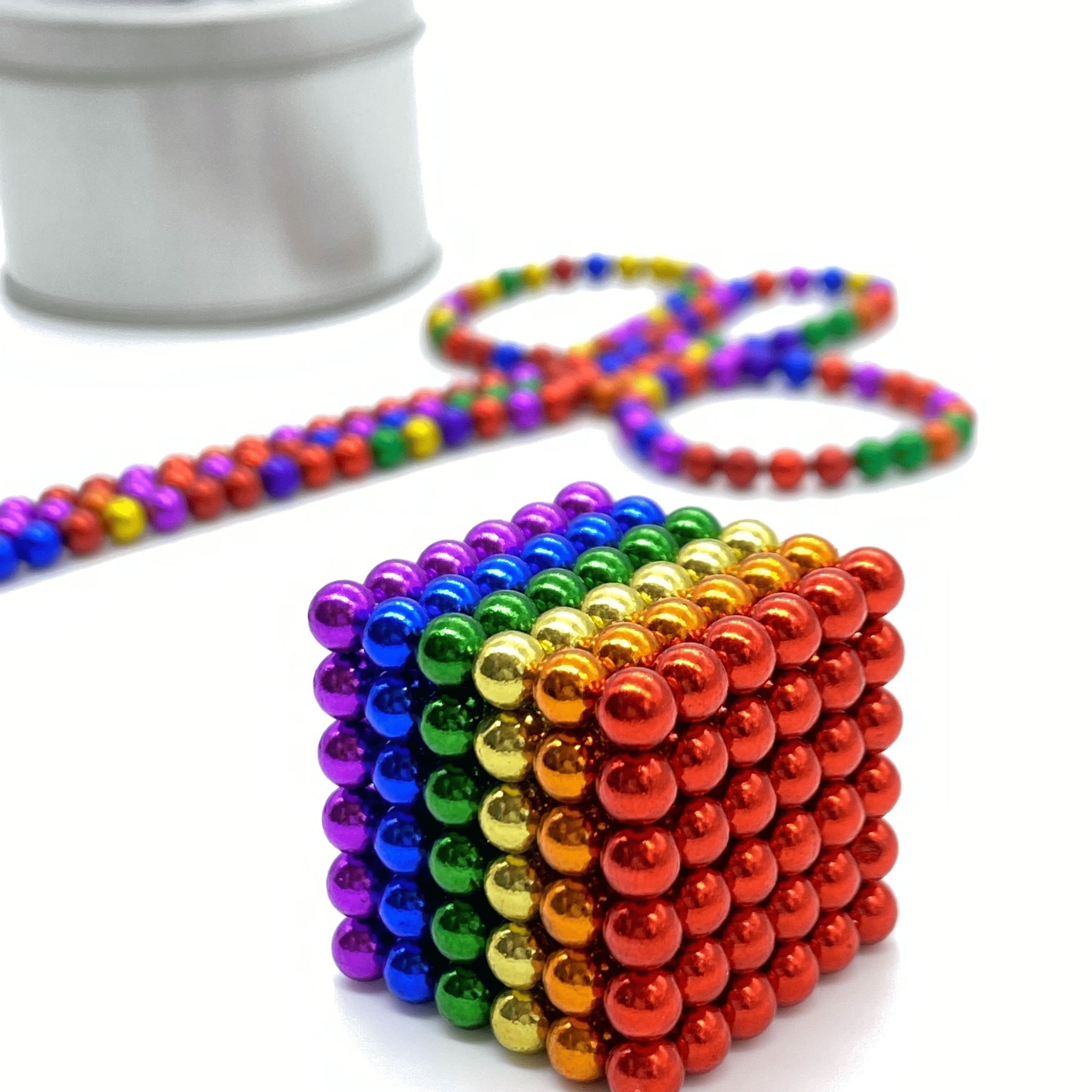 Bolas magnéticas 5mm - 108 piezas de neodimio de colores – Funtech Kids