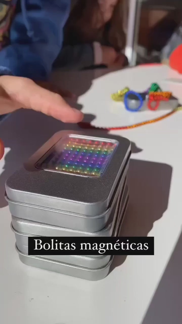 Juego De Bolas Magneticas 216 Piezas 5mm Colores Puzzle